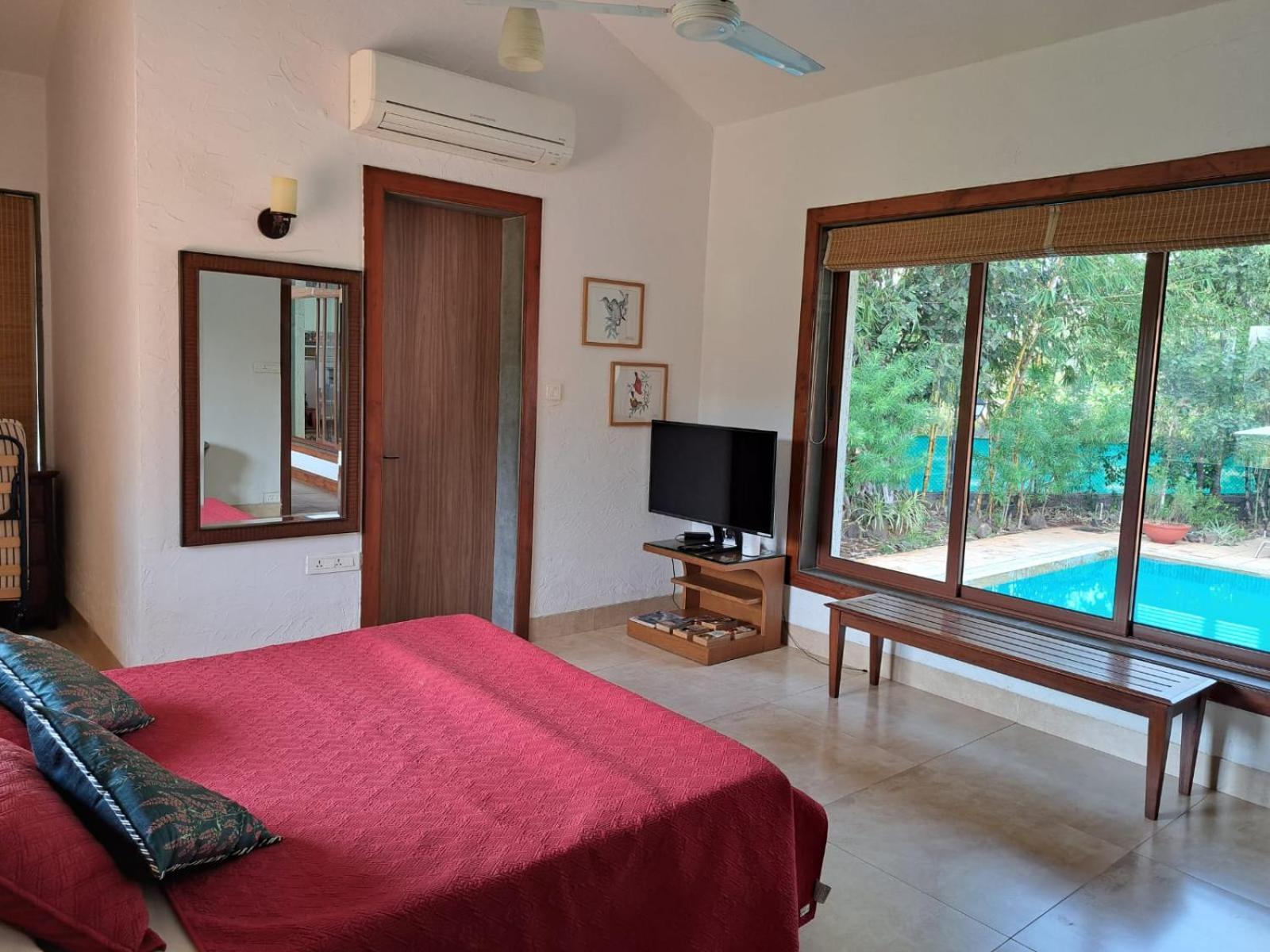 Вилла Casa Blanca 3Bhk W/Pool Near Mandwa, Alibaug Алибаг Экстерьер фото