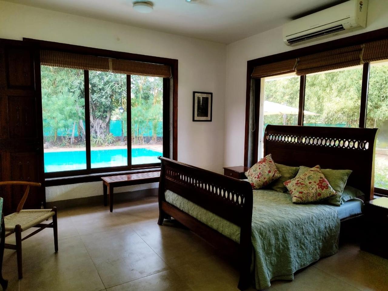 Вилла Casa Blanca 3Bhk W/Pool Near Mandwa, Alibaug Алибаг Экстерьер фото