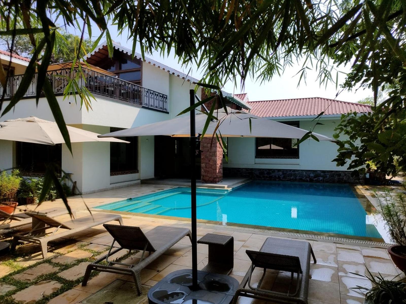 Вилла Casa Blanca 3Bhk W/Pool Near Mandwa, Alibaug Алибаг Экстерьер фото